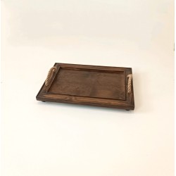 KORRESCRAFT-ΞΥΛΙΝΟΣ ΡΗΧΟΣ ΔΙΣΚΟΣ 26X36ΕΚ "ANTIQUE"-WALNUT BROWN 236-604-04