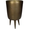 JΚ Home Décor - Κασπώ Αλουμίνιο Χρυσό 15.8x15.8x25cm 2429