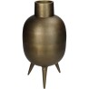 JΚ Home Décor - Βάζο Αλουμίνιο Χρυσό 15.5x15.5x29cm 2431