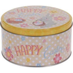 JK Home Decor - COOKIE TIN METAL DIA 135X68MM 361033