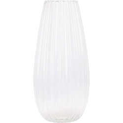JK Home Decor - ΒΑΖΟ ΔΙΑΦΑΝΟ ΓΥΑΛΙ 17XH37cm 044400