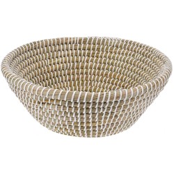 JK Home Decor - ΚΑΛΑΘΙ ΣΤΡΟΓΓΥΛΟ SEAGRASS 32X12CM 334259