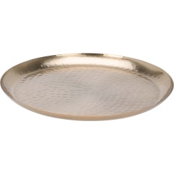 JK Home Decor - ΔΙΣΚΟΣ ΜΕ ΧΡΥΣΗ ΕΠΕΞΕΡΓΑΣΙΑ ΔΙΑΜΕΤΡΟΣ 24,5εκ 341127