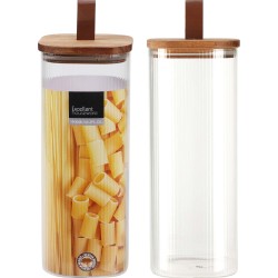 JK Home Decor - ΔΟΧΕΙΟ ΑΠΟΘΗΚΕΥΣΗΣ 1900ML ΜΕ ΚΑΠΑΚΙ 906661