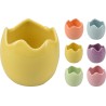 JK Home Decor - Αβγοθήκη κεραμική 6.7cm 6χρωμ 946483 (1τμχ)