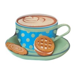 JK Home Decor - Cappuccino Cup assorted 002.485