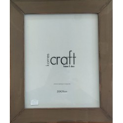 Κορνίζα ξύλινη χακί 13X18 εκ Korres Craft 250-102-62