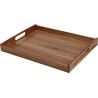 JK Home Décor - Δίσκος Ακακία με Λαβές 40x30x4.5cm 327572