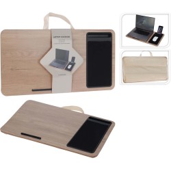 JK Home Décor - Δίσκος από Ξύλο για Laptop 57.5x30x4cm 856768