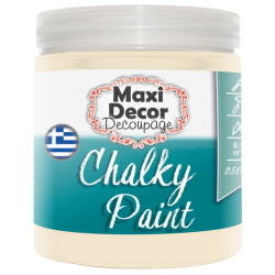 Χρώμα Κιμωλίας (Chalk paint ) Maxi Decor (ΚΡΕΜ) 250ml CHP-522