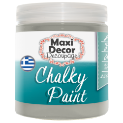 Χρώμα Κιμωλίας (Chalk paint ) Maxi Decor (ΓΚΡΙ ΑΝΟΙΧΤΟ) 250ml CHP-523