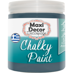 Χρώμα Κιμωλίας (Chalk paint ) Maxi Decor (ΓΚΡΙΖΟΜΠΛΕ ΣΚΟΥΡΟ) 250ml CHP-524