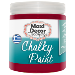 Χρώμα Κιμωλίας (Chalk paint ) Maxi Decor (ΜΠΟΡΝΤΟ) 250ml CHP-525
