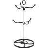 Βαση Μεταλλική Για φλυτζάνια Μαύρη 16x35cm JK Home Décor 105944