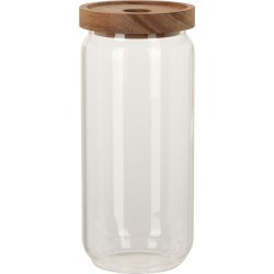 JK Home Décor - Δοχείο Αποθήκευσης από Γυαλί 1000ml 185226 (1 τμχ)