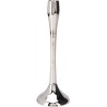 JK Home Décor - Κηροπήγιο από Αλουμίνιο Ασημί 8.5x25.5cm 245364