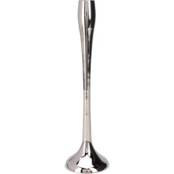 JK Home Décor - Κηροπήγιο από Αλουμίνιο Ασημί 8.5x31cm 245456