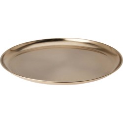 JK Home Décor - Δίσκος από Αλουμίνιο Χρυσό 39x2.5cm 583060