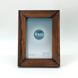 KORRESCRAFT-ΚΟΡΝΙΖΑ ΞΥΛΙΝΗ 10X15 PLAIN SLIM-WALNUT BROWN 251-101-04