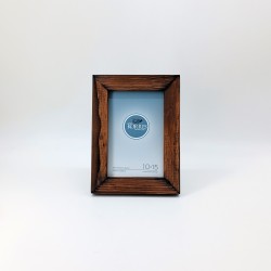 KORRESCRAFT-ΚΟΡΝΙΖΑ ΞΥΛΙΝΗ 10X15 PLAIN SLIM-WALNUT BROWN 251-101-04