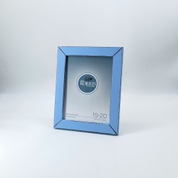 KORRESCRAFT-ΚΟΡΝΙΖΑ ΞΥΛΙΝΗ 13X18 PLAIN SLIM-LIGHT BLUE 251-102-13