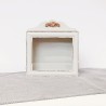 KORRESCRAFT-ΣΤΕΦΑΝΟΘΗΚΗ ΠΛΑΓΙΑ ΞΥΛΙΝΗ 30Χ29 FLOWERS-COTTAGE WHITE 239-502-63