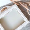 KORRESCRAFT-ΣΤΕΦΑΝΟΘΗΚΗ ΠΛΑΓΙΑ ΞΥΛΙΝΗ 30Χ29 FLOWERS-COTTAGE WHITE 239-502-63
