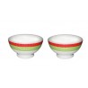 Μπωλ πρωινού πορσελάνης σετ 2 πολύχρωμα JK Home Decor 47040