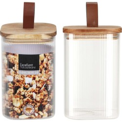 ΔΟΧΕΙΟ ΑΠΟΘΗΚΕΥΣΗΣ 1150ML ΜΕ ΚΑΠΑΚΙ JK Home Decor 906562