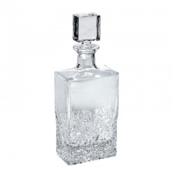 Καράφα γυάλινη ορθογώνια 700ml ESPIEL var105