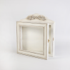 ΣΤΕΦΑΝΟΘΗΚΗ ΤΟΙΧΟΥ 29.7X31CM ANGELO-WHITE PATINA KORRESCRAFT-270-531-01