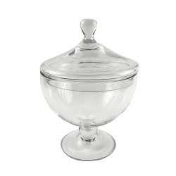 JK Home Décor - Γυάλα με Καπάκι 15.5x22cm 58320