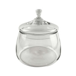JK Home Décor - Γυάλα με Καπάκι 17x17.5cm 58323
