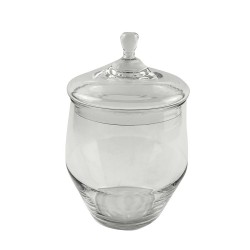JK Home Décor - Γυάλα με Καπάκι 15x22cm 58325