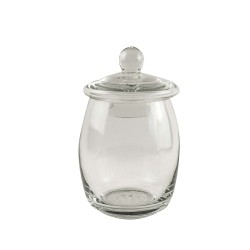JK Home Décor - Γυάλα με Καπάκι 12x19.50cm 58327