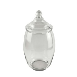 JK Home Décor - Γυάλα με Καπάκι 21.5x40cm 58328