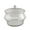 JK Home Décor - Γυάλα με Καπάκι 21.5x18cm 58331