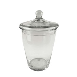 JK Home Décor - Γυάλα με Καπάκι 17.5x27cm 58332
