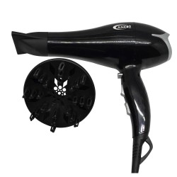 Σεσουάρ μαλλιών με 2 φυσούνες μαύρο 2400W Ankor 818532