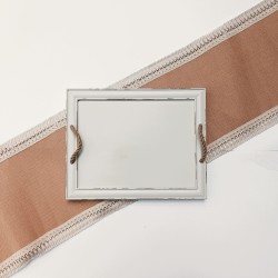 KORRESCRAFT 236-611-63 – Ξύλινος Δίσκος 34×43εκ – Antique – Cottage White