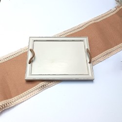 KORRESCRAFT 236-611-63 – Ξύλινος Δίσκος 34×43εκ – Antique – Cottage White