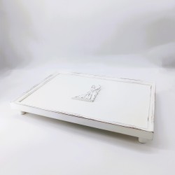KORRESCRAFT- 270-139-02 Δίσκος 44×31εκ – Ζευγάρι – Shabby White