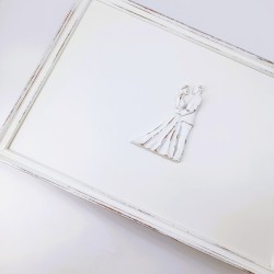KORRESCRAFT- 270-139-02 Δίσκος 44×31εκ – Ζευγάρι – Shabby White