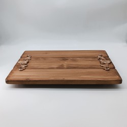 KORRESCRAFT 236-031-03 – Ξύλινο Πλατώ 44x31εκ - Vintage – Almond Wood