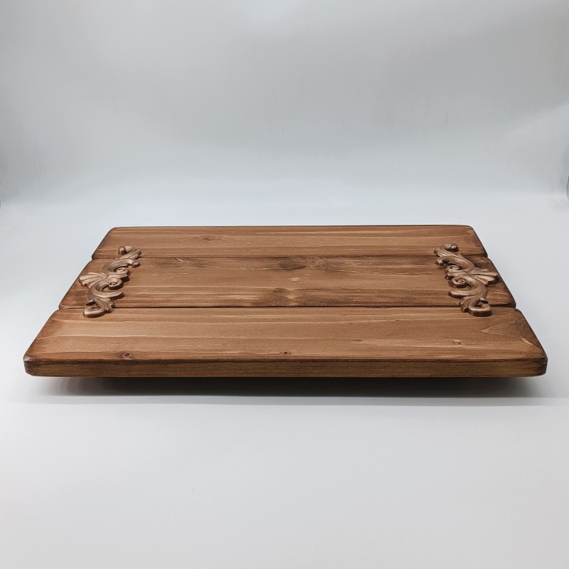 KORRESCRAFT 236-031-03 – Ξύλινο Πλατώ 44x31εκ - Vintage – Almond Wood