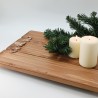KORRESCRAFT 236-031-03 – Ξύλινο Πλατώ 44x31εκ - Vintage – Almond Wood