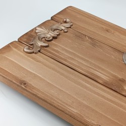 KORRESCRAFT 236-031-03 – Ξύλινο Πλατώ 44x31εκ - Vintage – Almond Wood