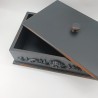 KORRESCRAFT 236-726-05 – Διακοσμητικό μεγάλο Κουτί 37x11,5x24εκ - Classic Black
