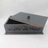 KORRESCRAFT 236-726-05 – Διακοσμητικό μεγάλο Κουτί 37x11,5x24εκ - Classic Black
