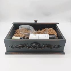 KORRESCRAFT 236-726-05 – Διακοσμητικό μεγάλο Κουτί 37x11,5x24εκ - Classic Black